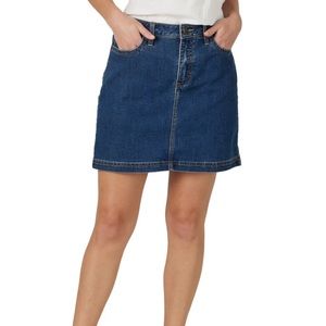 Lee High Rise Denim Skort